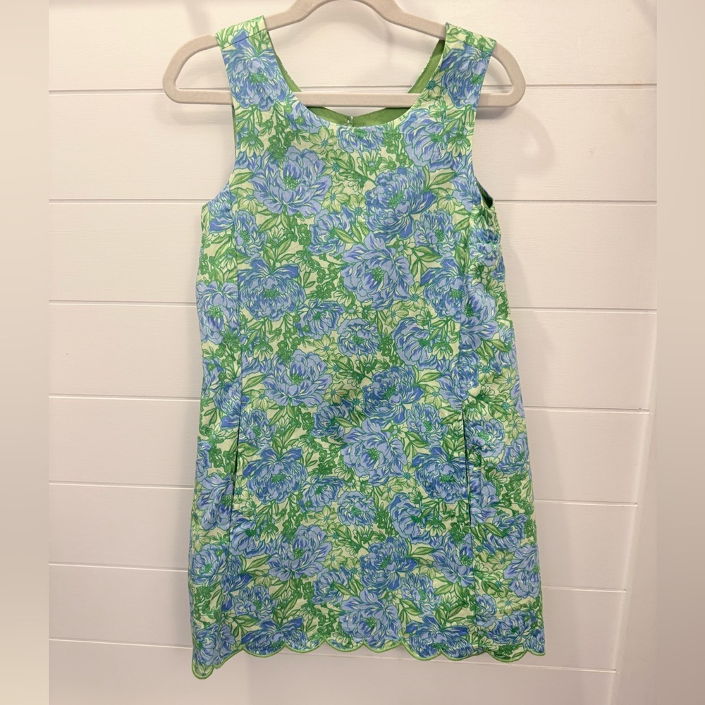 Tommy Bahama Green and Blue Floral Dress